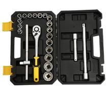 Jogo de soquetes estriados vonder 22 pçs 1/2'' de 08 a 32mm