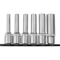 Jogo de Soquetes Hexalobular Longo Tipo Tork Encaixe de 3/8" com 6 Peças - Gedore Red 3300037