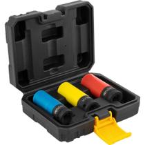 Jogo de Soquetes Impacto P/ Rodas Liga Leve 3 Peças Vonder Jogo de Soquetes Impacto P/ Rodas Liga Leve 3 Peças Vonder