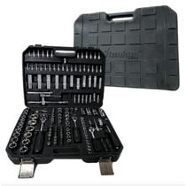 Jogo de Soquetes Kit 173 Peças com Maleta Profissional Titanium