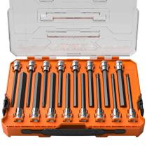 Jogo de Soquetes Klein Tools 652216HEXL, 16 Peças, SAE e Métrico Jogo de Soquetes Klein Tools 652216HEXL, 16 Peças, SAE e Métrico
