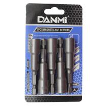 Jogo de Soquetes Magnéticos 8 MM 5 Peças DANMI