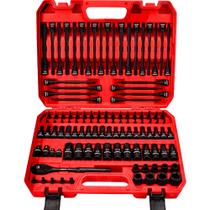 Jogo de Soquetes SEDY 112 Peças Torx Allen Aço S2 Jogo de Soquetes SEDY 112 Peças Torx Allen Aço S2