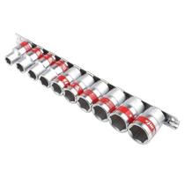 Jogo de Soquetes Sextavado 10 a 22 mm de 1/2 Pol. com 10 Peças MTX