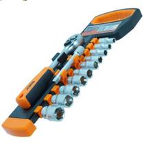 Jogo de soquetes sextavado 5 a 14 mm encaixe 1/4" com 12 peças - BFH3548
