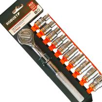 Jogo De Soquetes Sextavados 1/2 11 Peças Gedore Robust