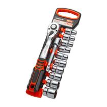 Jogo de Soquetes Sextavados 10 a 24mm 12 peças ROBUST Jogo de Soquetes Sextavados 10 a 24mm 12 peças ROBUST