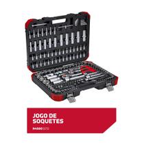 Jogo De Soquetes Sextavados 172 Peças R45603172 Gedore Red