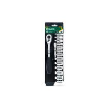 Jogo de Soquetes Sextavados 3/8" 14 Peças - ST09523G - Sata Jogo de Soquetes Sextavados 3/8" 14 Peças - ST09523G - Sata