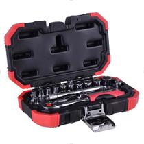 Jogo De Soquetes Sextavados 4mm A 13mm Encx 1/4" 16 Peças R49003016 Gedore Red