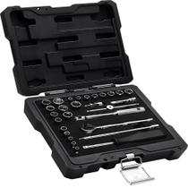 Jogo de Soquetes Sextavados com Encaixe de 1/4"" CrV 28 Peças - 234402MPBJ - BELZER Jogo de Soquetes Sextavados com Encaixe de 1/4"" CrV 28 Peças - 234402MPBJ - BELZER