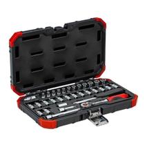 Jogo de Soquetes Sextavados Encaixe 1/4" 33 Peças R49003033 Gedore Red