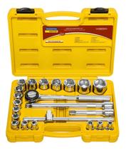 Jogo de Soquetes Sextavados Encaixe 1,2 22 Peças Tramontina Jogo de Soquetes Sextavados Encaixe 1,2 22 Peças Tramontina