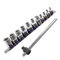 Jogo de Soquetes tipo Tork com 12 Peças