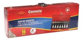 Jogo De Soquetes Torx Fêmea E Macho 1/2 16pç Corneta Jogo De Soquetes Torx Fêmea E Macho 1/2 16pç Corneta