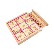 Jogo De Sudoku Jiugongge De Madeira Para Crianças, Quebra-Cabeça Lógico Para Escola Primária Jogo De Sudoku Jiugongge De Madeira Para Crianças, Quebra-Cabeça Lógico Para Escola Primária