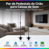 JOGO DE SUPORTE PEDESTAL DE CHÃO PARA CAIXAS DE SOM HOME TEACHER SUPORTE COM GIRO DE 360 e AJUSTE DE ALTURA JOGO DE SUPORTE PEDESTAL DE CHÃO PARA CAIXAS DE SOM HOME TEACHER SUPORTE COM GIRO DE 360 e AJUSTE DE ALTURA