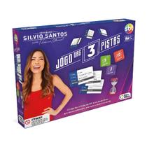 Jogo de Tabuleiro 3 Pistas Licenciado SBT Brinquedo Pais e Filhos Jogos Divertidos Adivinhação Raciocínio Interação Amigos Familía Jogo de Tabuleiro 3 Pistas Licenciado SBT Brinquedo Pais e Filhos Jogos Divertidos Adivinhação Raciocínio Interação Amigos Familía