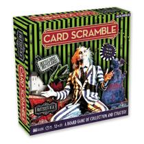 Jogo de tabuleiro AQUARIUS Beetlejuice Card Scramble para crianças e adultos Jogo de tabuleiro AQUARIUS Beetlejuice Card Scramble para crianças e adultos