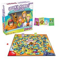 Jogo de tabuleiro AQUARIUS Scooby-Doo Journey - Diversão para crianças e adultos - Mercadoria e colecionáveis Scooby-Doo oficialmente licenciados (97018), azul, branco, laranja