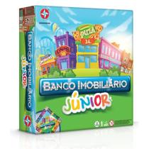 Jogo De Tabuleiro Banco Imobiliário Júnior Estrela P/ Crianças +5 Anos