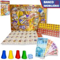 Jogo De Tabuleiro Banco Imobiliário Mesa Brinquedo Educativo Jogo De Tabuleiro Banco Imobiliário Mesa Brinquedo Educativo