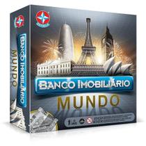 Jogo de Tabuleiro Banco Imobiliário Mundo Compra Venda Estrela Jogo de Tabuleiro Banco Imobiliário Mundo Compra Venda Estrela