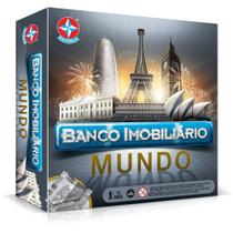 Jogo de Tabuleiro Banco Imobiliario Mundo