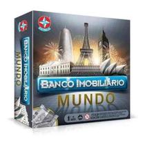 Jogo de Tabuleiro Banco Imobiliário Mundo - Estrela