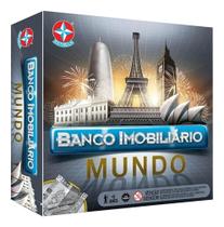 Jogo de Tabuleiro Banco Imobiliário Mundo - Estrela Jogo de Tabuleiro Banco Imobiliário Mundo - Estrela