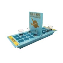 Jogo De Tabuleiro Batalha Naval Com 8 Copos 50ml Tequila REF898 Jogo De Tabuleiro Batalha Naval Com 8 Copos 50ml Tequila REF898