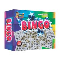 Jogo de Tabuleiro Bingo com Peças de Madeira - 48 Cartelas Jogo de Tabuleiro Bingo com Peças de Madeira - 48 Cartelas