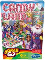 Jogo de tabuleiro Candy Land Grab and Go Travel para 2 a 4 jogadores