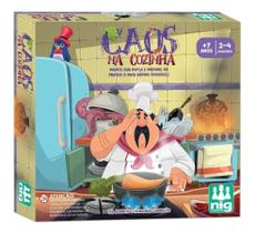 Jogo de Tabuleiro Caos na Cozinha - NIG