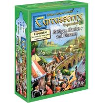 Jogo de tabuleiro Carcassonne Bridges, Castles & Bazaars Expansion Jogo de tabuleiro Carcassonne Bridges, Castles & Bazaars Expansion