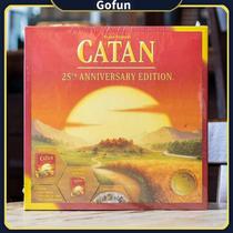 Jogo de tabuleiro CATAN, edição de 25º aniversário com jogo básico