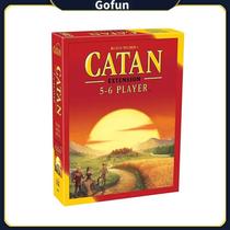Jogo de tabuleiro Catan Extension 5-6 jogadores, edição em inglês