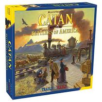 Jogo de tabuleiro Catan Histories: Settlers of America Jogo de tabuleiro familiar Jogo de tabuleiro para adultos e família Jogo de tabuleiro de aventura Mais de 12 anos para 3 a 4 jogadores Fabricado por Catan Studio