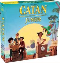 Jogo de tabuleiro Catan Junior com cartas de tarô para festa em família