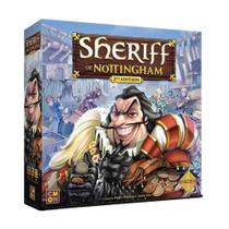 Jogo de tabuleiro CMON Sheriff of Nottingham 2ª edição com expansões