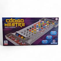 Jogo de Tabuleiro Código de Mestre Infantil Adivinhação Sequência de Cores Polibrinq Jogo de Tabuleiro Código de Mestre Infantil Adivinhação Sequência de Cores Polibrinq