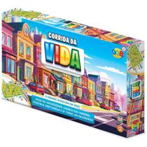 Jogo de Tabuleiro Corrida da Vida Completo com Cartas e Dinheiro Jogo de Tabuleiro Corrida da Vida Completo com Cartas e Dinheiro