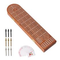 Jogo de tabuleiro Cribbage GSE Games & Sports Expert 3-Track Wood Jogo de tabuleiro Cribbage GSE Games & Sports Expert 3-Track Wood