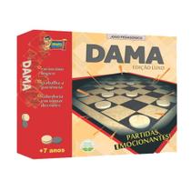 Jogo de Tabuleiro Damas Edição de Luxo - Uriarte