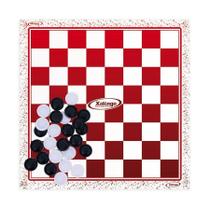 Jogo de Tabuleiro Damas Xalingo com Peças em Plástico Jogo de Tabuleiro Damas Xalingo com Peças em Plástico