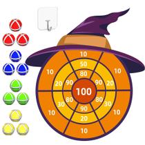 Jogo de tabuleiro de dardos HONGID 30 cm Witch Hat Halloween Party