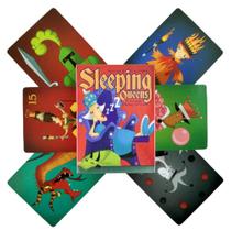 Jogo De Tabuleiro De Estratégia Familiar Divertido Em Inglês Completo Sleeping Queens Wake up Queen