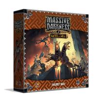 Jogo de tabuleiro de expansão Massive Darkness 2 Gates of Hell CMON