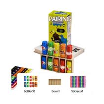 Jogo De Tabuleiro De Lógica E Memória Infantil: Exercício De Adivinhação De Bebidas