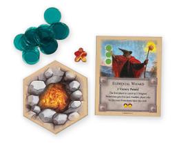 Jogo de tabuleiro de mesa Monthly Elemental Golem Scenario Catan